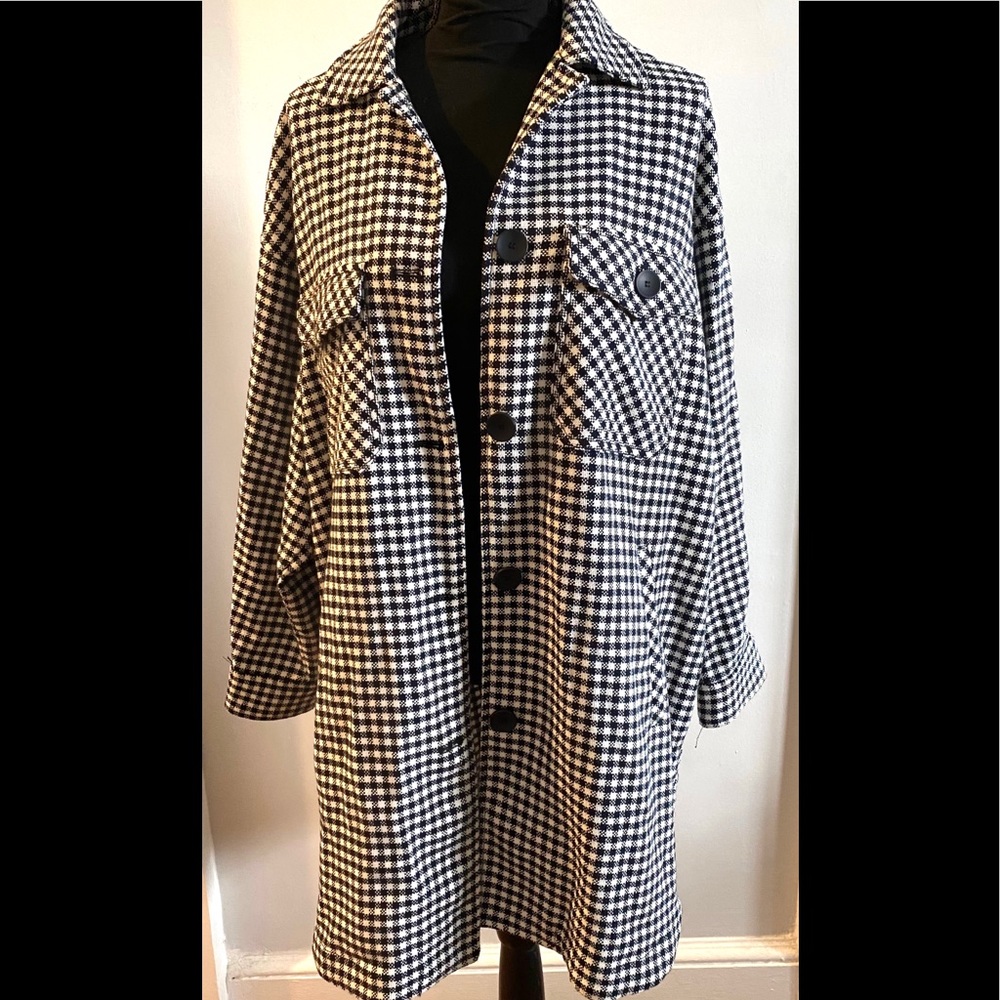 Zara Checkered Shacket